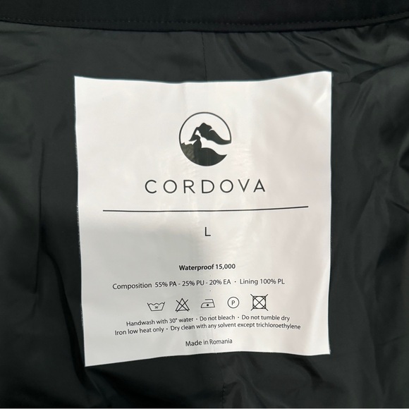 Cordova Bib Ski/ Snowboard Pants / Black / Size Large - Picture 2 of 2